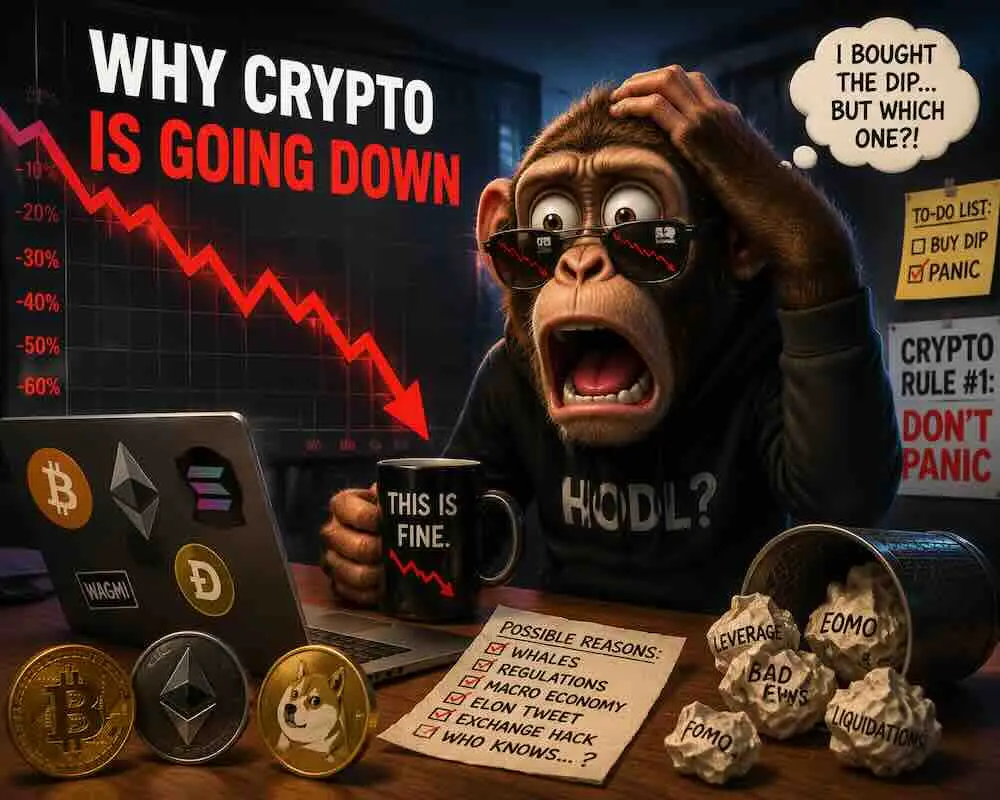 Why Crypto Is Falling: Blame the Monkeys, Not Yourself