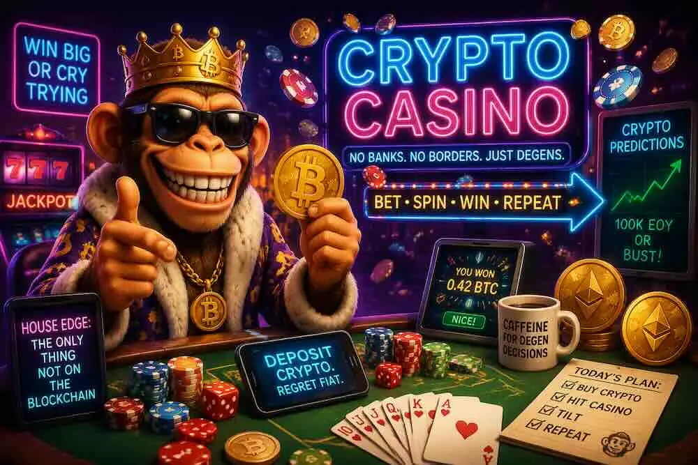 When Crypto Meets the Casino: Laughing Through Your Losses