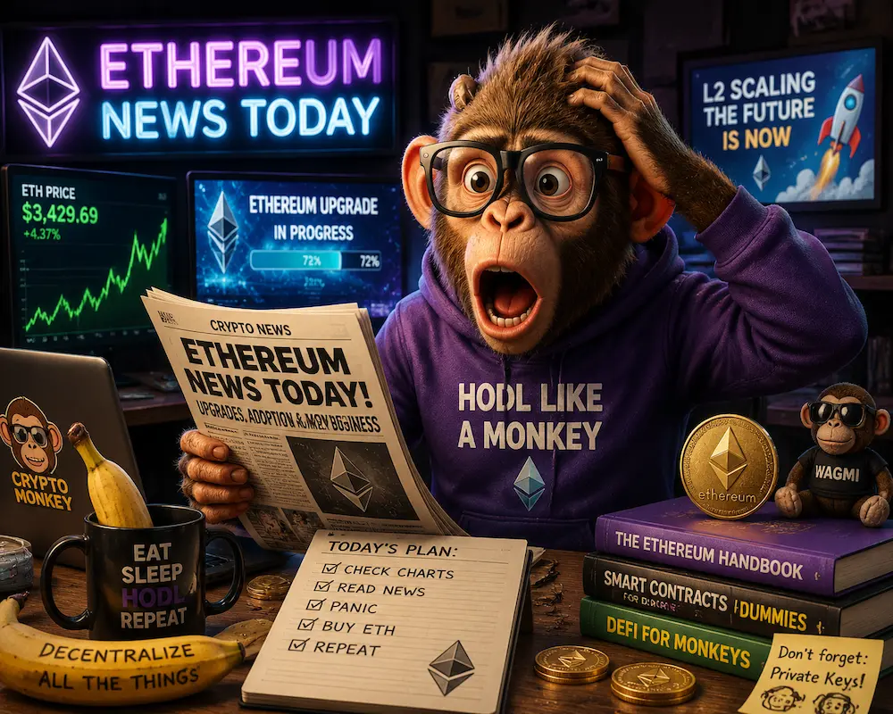 Ethereum News Today: When Crypto Monkeys Panic